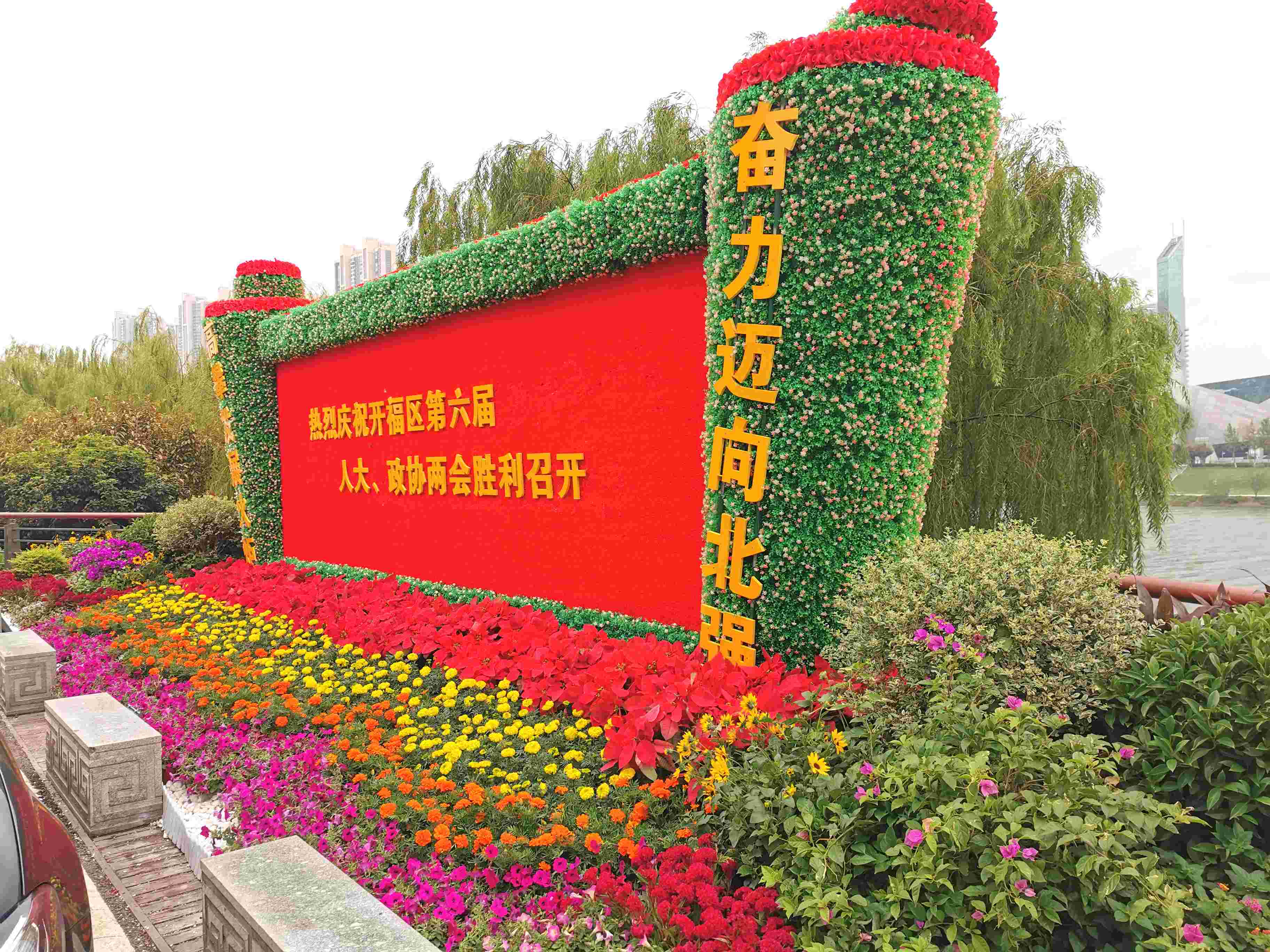 长沙花卉租摆-临时摆花-两会摆花-庆典摆花 - 长沙花卉租摆-新憧憬园艺